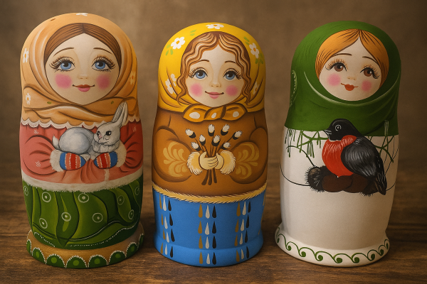 матрешка под конфеты
