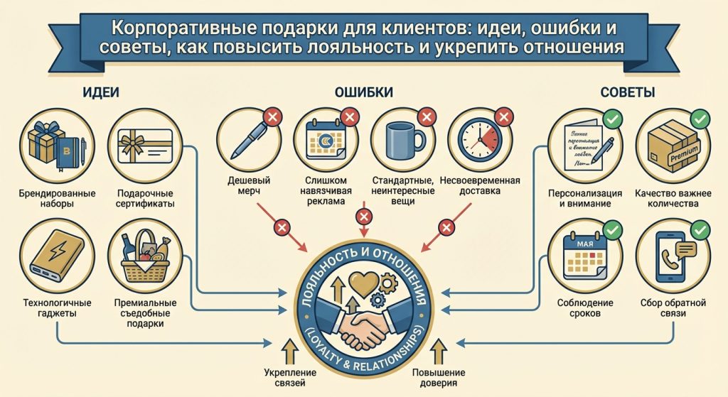 Корпоративные подарки для клиентов