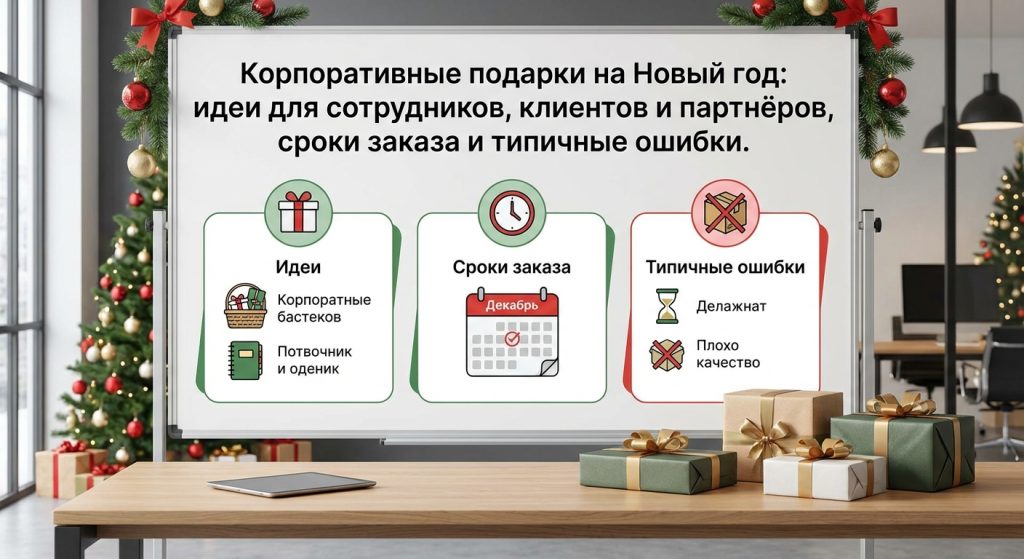 Корпоративные подарки на Новый год
