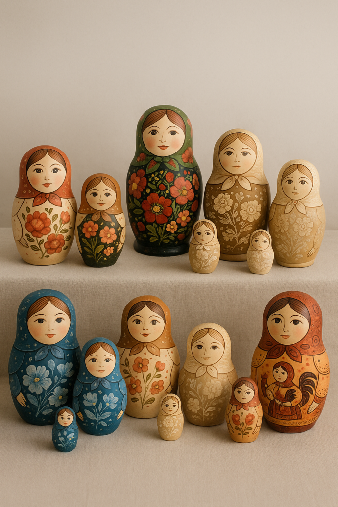 современная русская матрешка 