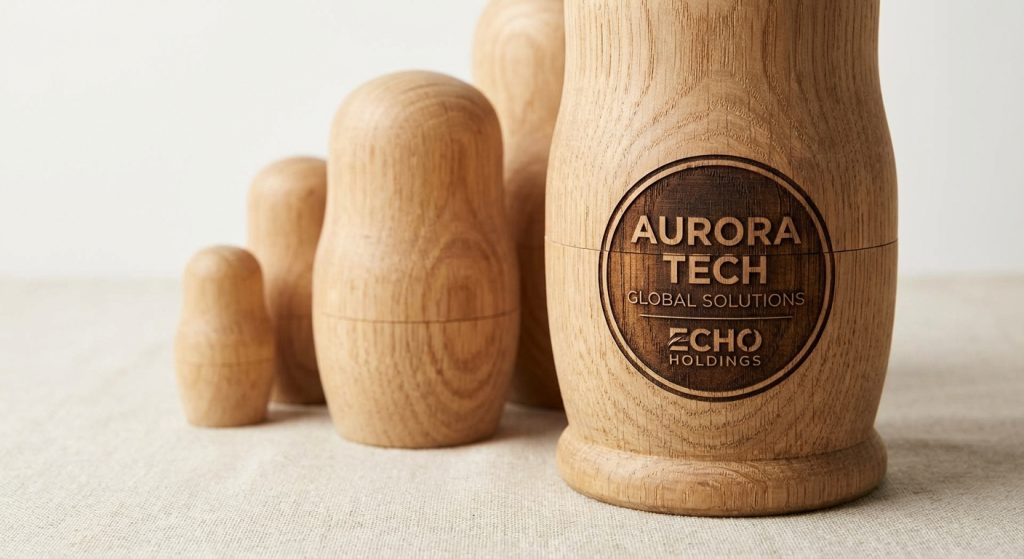 матрешка с логотипом купить