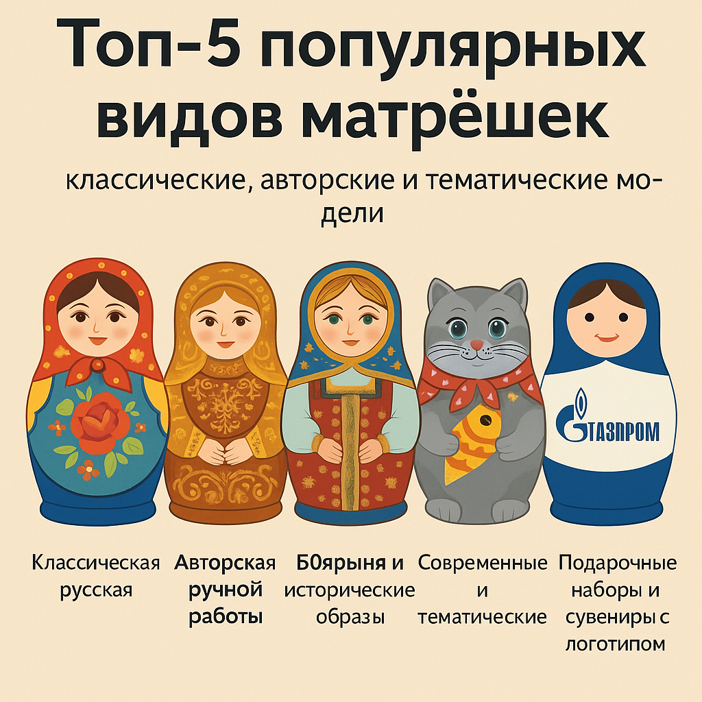 виды матрешки