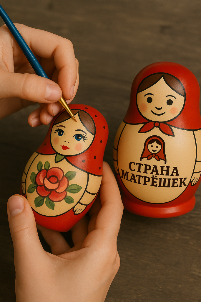 как делают матрешку