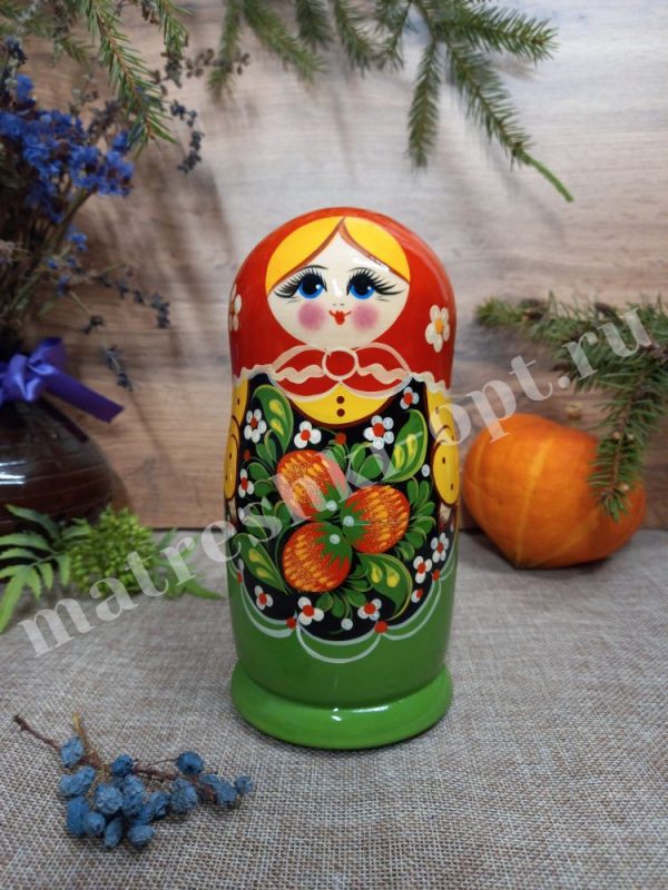 Матрешка деревянная расписная