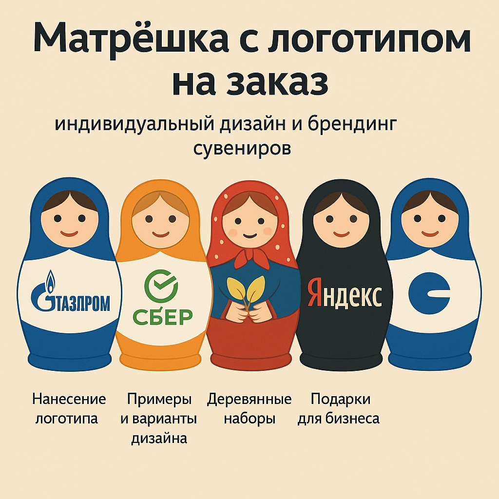 матрешка с логотипом на зааз