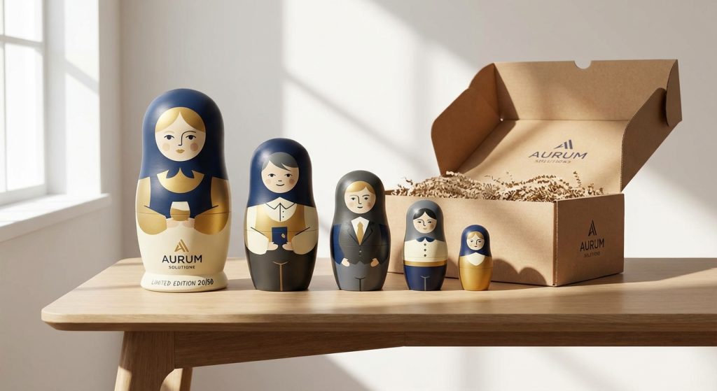 матрешка на заказ для сотрудников