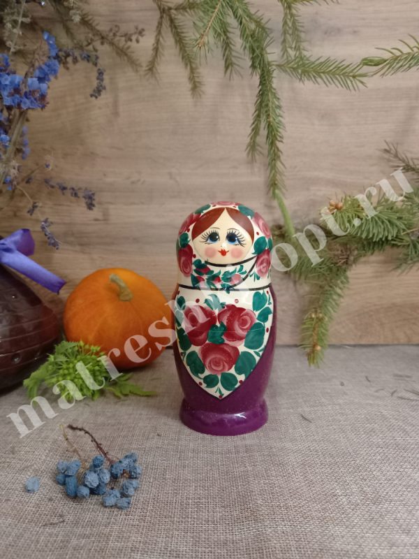 Коллекционная матрешка с узором