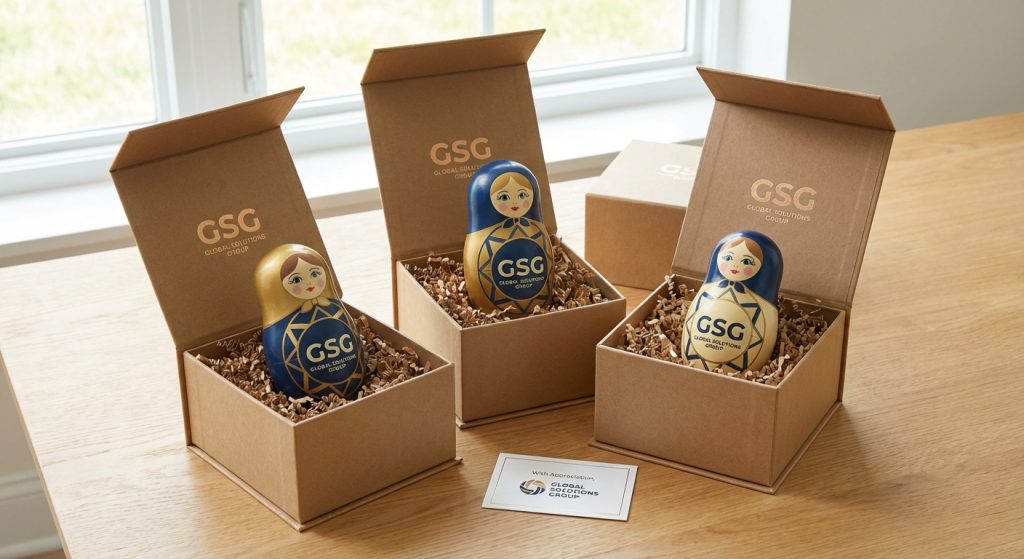 матрешка в упаковке