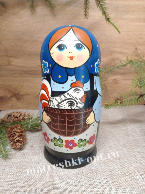 Коллекционная матрешка с авторской росписью