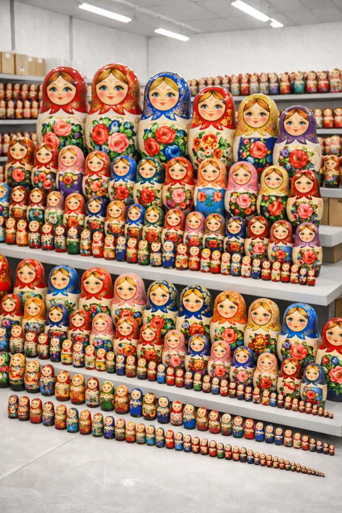 производство матрешки 