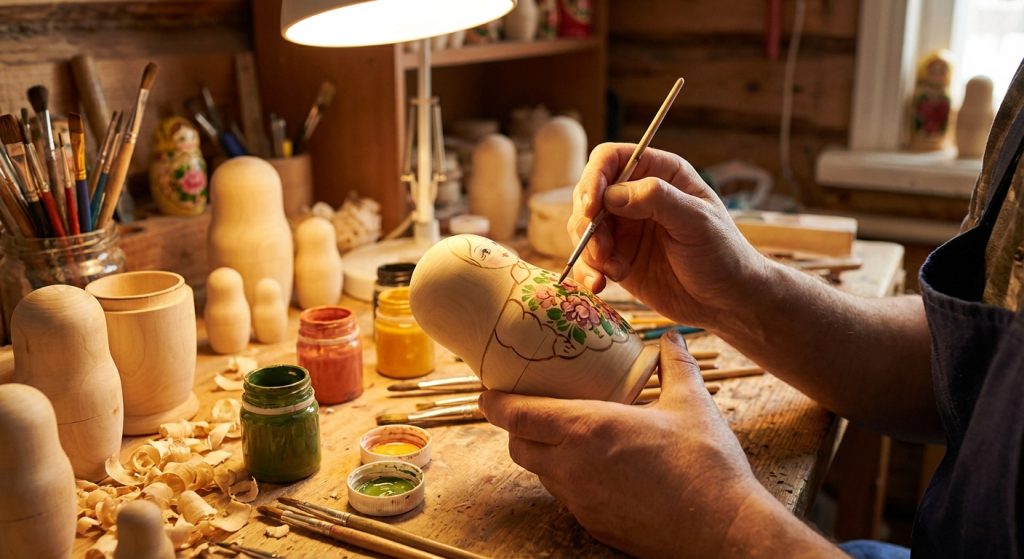 матрешка. с логотипом на заказ 