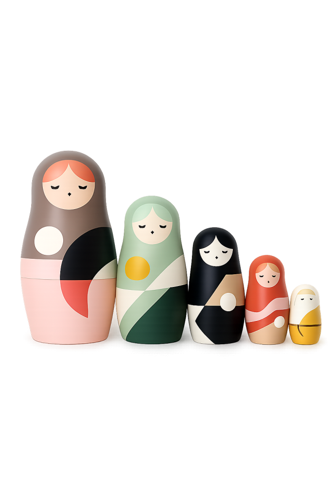 современная матрешка 